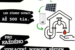 Zateplení a solární ohřev vody za 1 Kč!