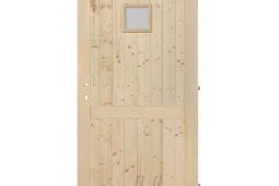 Dveře sklo 20/20 s příčkou 80P včetně Fab