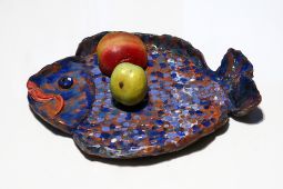 Keramická miska ve tvaru ryby