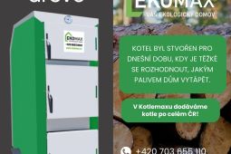 Kotel na dřevo pro vytápění domu - 12 kW