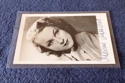 Adina Mandlová autogram na portrétní fotografii, krásný stav