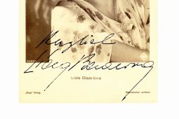 Lída Baarová autogram atelier "Ross" Verlag, rok 1935