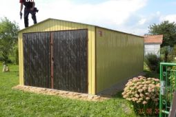 Kvalitní montované plechové garáže, zahradní domky